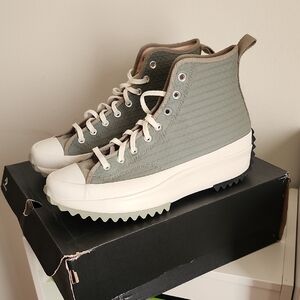 Converse High-Top Sneakers - Olive Green
